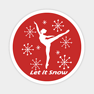 Arabesque Let it Snow Magnet